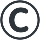 Copyright on Twitter Twemoji 13.0.2