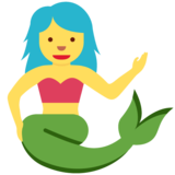 Mermaid on Twitter Twemoji 13.0.2