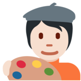 Artist: Light Skin Tone on Twitter Twemoji 13.1