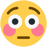 Flushed Face on Twitter Twemoji 13.1