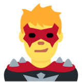Man Supervillain on Twitter Twemoji 13.1