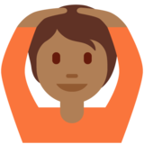 Person Gesturing OK: Medium-Dark Skin Tone on Twitter Twemoji 13.1