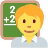 Teacher on Twitter Twemoji 13.1