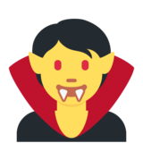 Vampire on Twitter Twemoji 13.1