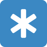 Keycap Asterisk on Twitter Twemoji 2.0