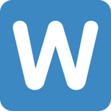 Regional Indicator Symbol Letter W Emoji on Twitter Twemoji 2.0