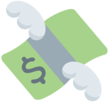 Money with Wings on Twitter Twemoji 2.1