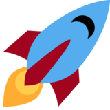 Rocket on Twitter Twemoji 2.1.2