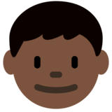 Boy: Dark Skin Tone on Twitter Twemoji 2.2.3