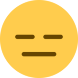 Expressionless Face on Twitter Twemoji 2.2.3