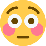 Flushed Face on Twitter Twemoji 2.2.3