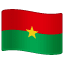 Flag: Burkina Faso on WhatsApp 2.17