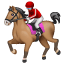Horse Racing: Light Skin Tone on WhatsApp 2.17