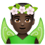 Man Fairy: Dark Skin Tone on WhatsApp 2.17