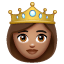 Princess: Medium Skin Tone on WhatsApp 2.19.7