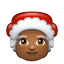 Mrs. Claus: Medium-Dark Skin Tone on WhatsApp 2.19.175