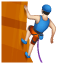 Person Climbing: Light Skin Tone on WhatsApp 2.19.175