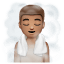 Person in Steamy Room: Medium Skin Tone on WhatsApp 2.19.175
