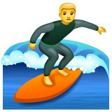 🏄 冲浪 Emoji on WhatsApp 2.20.198.15
