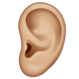 Ear: Medium-Light Skin Tone on WhatsApp 2.20.206.24