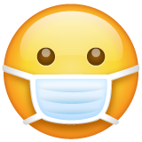 Face with Medical Mask on WhatsApp 2.20.206.24