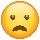 Frowning Face with Open Mouth on WhatsApp 2.20.206.24