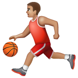 Man Bouncing Ball: Medium Skin Tone on WhatsApp 2.20.206.24