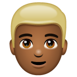 Person: Medium-Dark Skin Tone, Blond Hair on WhatsApp 2.20.206.24