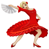 Woman Dancing: Medium-Light Skin Tone on WhatsApp 2.20.206.24