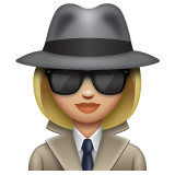 Woman Detective: Medium-Light Skin Tone on WhatsApp 2.20.206.24