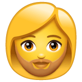 Woman: Beard on WhatsApp 2.21.23.23