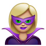 Woman Supervillain: Medium-Light Skin Tone on WhatsApp 2.22.8.79