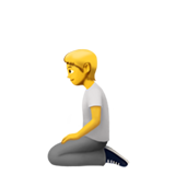 🧎 Kneeling Person Emoji