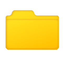 📁 File Folder Emoji