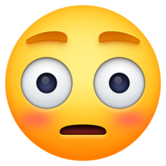 Flushed Face Emoji | Emoji Flushed Face Meaning