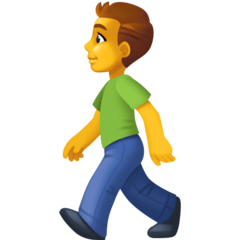 Man Walking Emoji | Emoji Man Walking Meaning