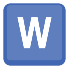 Regional Indicator Symbol Letter W Emoji