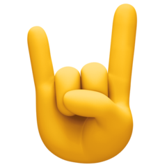 🤘 Sign of the Horns Emoji