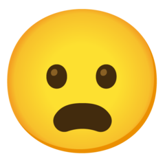 Frowning Face with Open Mouth Emoji | Frowning Face Open Mouth Meaning