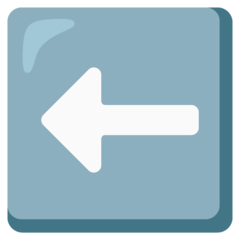 ⬅️ Leftwards Black Arrow Emoji