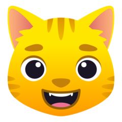 Grinning Cat Emoji | Grinning Cat Face Emoji Meaning