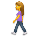 🚶‍♀️ Woman Walking Emoji