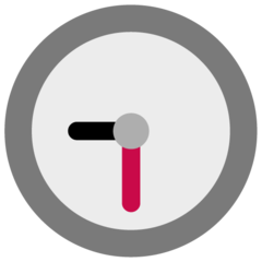 🕤 Clock Face Nine-Thirty Emoji
