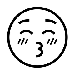 Kissing Face with Closed Eyes Emoji | Kissing Face Closed Eyes Meaning