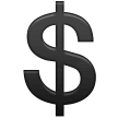 💲 Heavy Dollar Sign Emoji
