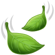 🍃 Leaf Fluttering in Wind Emoji