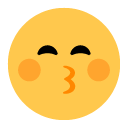Kissing Face with Closed Eyes Emoji | Kissing Face Closed Eyes Meaning