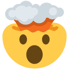 🤯 Shocked Face with Exploding Head Emoji