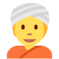 👳 Man with Turban Emoji