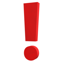 Emoji Point D’Exclamation Rouge